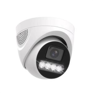 Kamera kubah CCTV PoE warna penuh kompatibel 8MP Hik Audio tahan air ColorVu lensa 2.8mm kamera jaringan IP keamanan luar ruangan 4K - Product Image 1