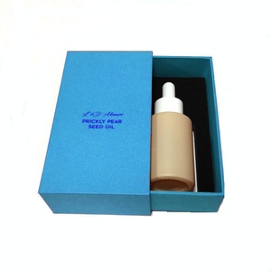 Vente en gros OEM – Flacon compte-gouttes en verre noir mat de 15 ml, 20 ml, 30 ml, 50 ml, 60 ml pour sérum d'huile essentielle pour barbe et cheveux, avec boîte en papier - Product Image 5