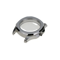 Boîtier de montre classique en acier inoxydable 316L de qualité supérieure avec couronne à vis et verre saphir, compatible avec les pièces SKX - Prix usine