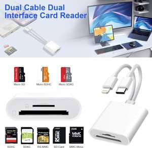 SD Card Reader for IPhone/iPad/USBC Laptop <strong>USB</strong>-C for Dual Interface SD/TF/SIM Card Plug Play Digital <strong>Adapter</strong> - Product Image 2