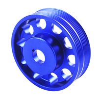 Services de tournage et fraisage CNC personnalisés, pièces usinées OEM pour poulie en aluminium pour Impreza WRX STI