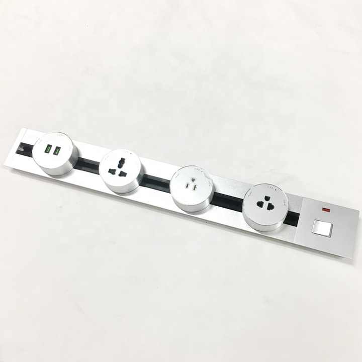 Removable Power Track Socket - GSS System for Hospital Bedsides