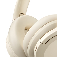 Headphone ANC Over Ear Nirkabel 3.5mm Berkabel, Headset Gaming Nyaman dengan Codec AAC, Suara Dinamis untuk Perjalanan, Kantor, dan Komuter