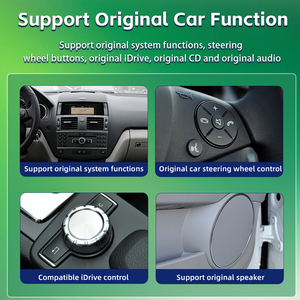 Lecteur DVD de voiture 10,25 pouces pour <span class=keywords><strong>Mercedes</strong></span> <span class=keywords><strong>Benz</strong></span> Classe C W204 2007-2014 NTG4.0/4.5, autoradio multimédia, lecteur audio, Carplay, Android Auto, écran - Product Image 4