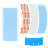 Ruban adhésif double face transparent invisible à forte adhérence pour pose de toupets, extensions capillaires et perruques Lace Front, avec logo personnalisé