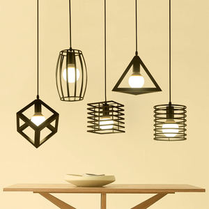 Luces colgantes de Metal y hierro de estilo Retro Industrial, jaula colgante de cabeza de ingle, lámpara led moderna, luz colgante Vintage - Product Image 2