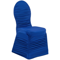 Vente en Gros de Housses de Chaise pour Salle à Manger Décoration de Fête de Mariage Housse de Chaise Blanche en Spandex à Bas Prix