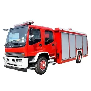 Camion de pompiers d'urgence Isuzu Ftr 4x2 8t réservoir d'eau camion de pompiers à vendre