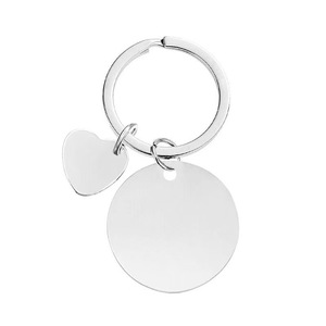 Llavero de Metal Personalizado al por Mayor, de Alta Calidad y Económico, con Logotipo DIY, de Acero Inoxidable Plateado, con Forma de Corazón, para Perros, Antipérdida para Hoteles - Product Image 2