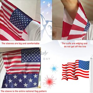 Khuyến Mại Chất Lượng Cao Các Loại Khác Nhau Polyester Chiến Dịch Quốc Gia Mỹ Mỹ Cờ Cape Cơ Thể Quốc Gia Cờ - Product Image 2