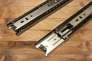 Corredera de cajón de acero inoxidable 304 para cajones de muebles en entornos de alta humedad para armarios de herramientas y cajones de utilidad - Product Image 6