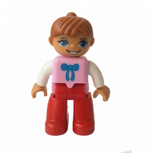 Magplayer 4pcs blocs de construction magnétiques tuiles petites pièces figurines magnétiques ensemble petits hommes avec aimants extra puissants - Product Image 5