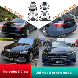 Para mercedes-benz Clase S W221 06-13 actualización a W223 <span class=keywords><strong>Maybach</strong></span> modelo 21 modelo deportivo envolvente parachoques delantero modificado antiguo a nuevo - Product Image 5