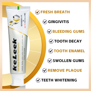 Keleek Bee Venom Compound Peptide Whitening Fluoride-Free Wholesale Premium Toothpaste for Home Use - Product Image 4