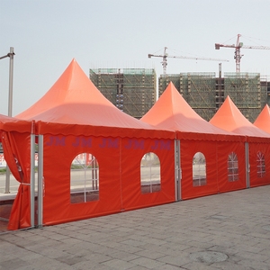 Chống cháy không thấm nước trắng PVC chùa lều với nhôm ống vuông khung cho bên ngoài trời sự kiện - Product Image 5