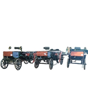 2024 sang trọng Hoàng Gia Ngựa toa xe thiết kế mới điện ngựa toa xe 4 bánh xe đặc biệt giao thông vận tải nhà máy giá để bán - Product Image 5