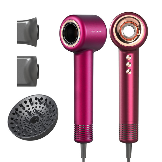 Super Hair Dryer High Speed BLDC Motor 1400W Portable Leafless Ionic Hairdryer