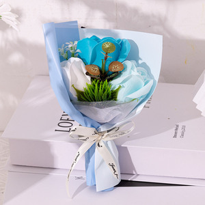 Mini ramo de rosas de jabón DIY, caja de regalo con fragancia floral, recuerdos, venta directa de fábrica, caja de regalo para el Día de San Valentín, flores - Product Image 6