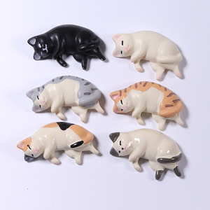 New Arrival Toy Mini Cartoon Figure Home Decor Micro Landscape Farm Decorations Resin Animal <strong>Figurines</strong> Sleeping Miniature <strong>Cat</strong> - Product Image 1