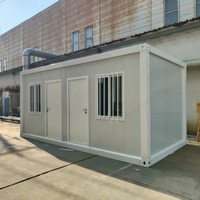 Maison préfabriquée en conteneur, maison modulaire portable préfabriquée, structure en acier, bâtiment personnalisé, hébergement pour travailleurs, bureau