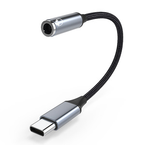 <span class=keywords><strong>USB</strong></span> <span class=keywords><strong>C</strong></span> a AUX Audio Auriculares <span class=keywords><strong>Jack</strong></span> Chaqueta de PVC con blindaje trenzado Tipo <span class=keywords><strong>C</strong></span> a 3,5mm para Android Mac <span class=keywords><strong>Samsung</strong></span> iPhone 15 16 - Product Image 1