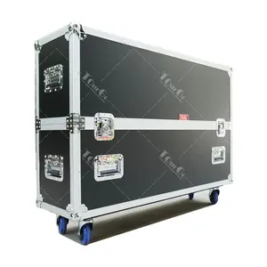 aluminum flight case transport box 40-46 inch tv flight case transport road flight case