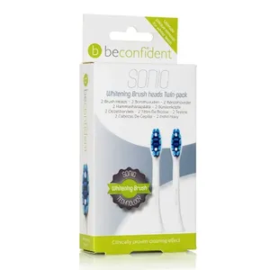 Beconfident Sonic setola spazzolini sbiancanti 2 unità USB potenza spazzolini elettrici per uso domestico e alberghiero - Product Image 1