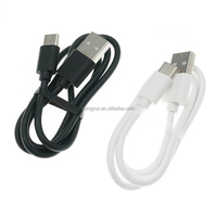 Kabel Pengisian Cepat USB Type-C 2026 1A 2A, Kabel Data Pengisian Cepat dengan Pelindung Anyaman Putih untuk Komputer, Kabel USB A ke Type C