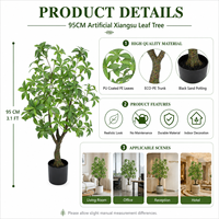 Arbre artificiel Pieris hyper-réaliste en pot, emballage KD, résistant aux UV, ignifuge, directement de l'usine, décoration pour la maison et le bureau