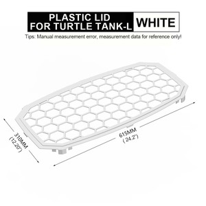 Tapa <span class=keywords><strong>de</strong></span> Plástico a Prueba <span class=keywords><strong>de</strong></span> Escape para Pecera Desmontable para <span class=keywords><strong>Tortugas</strong></span> - Product Image 4