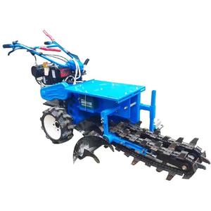 Máquina de zanjado de cadena para drenaje de suelo congelado en huertos y terrenos agrícolas, retroexcavadora autopropulsada con ranuradora de cables para ingeniería - Product Image 5