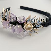 Bandeaux pour bébés filles, chouchous en soie 100% soie, accessoires coréens, bandeau à strass, accessoires capillaires de luxe