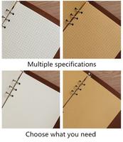 Carnets de notes en cuir A5 en gros, blocs-notes scolaires, journaux personnalisables