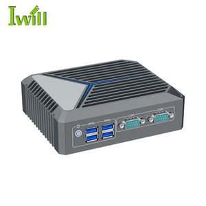 เทรนด์ใหม่ N150มินิพีซีขนาดเล็กไคลเอนต์แบบบาง DDR5 3M.2สล็อต4GPIOs 2HD 8USB 2RTL8111H LAN 2COM มินิโฮสต์พีซีสำหรับใช้ในอุตสาหกรรม - Product Image 1