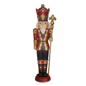 Figura de Soldado con Luces LED Blancas Cálidas, Música y Temporizador de 6 Horas - Product Image 1