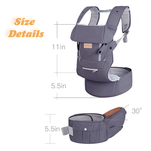 <span class=keywords><strong>Porte</strong></span>-bébé Ergonomique <span class=keywords><strong>9</strong></span>-en-1 Respirant en Coton Doux Pliable pour Maman et Papa – Nouveauté 2026 – Meilleure Vente - Product Image 5