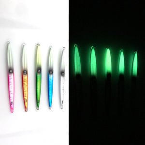 Jig Lure 16 ofertas semanales 40g 60g 80g Luminous Tokayo Slow Jigging Madai Jig Lure Sticker Box Weihai Top Umbrella Baits - Product Image 3