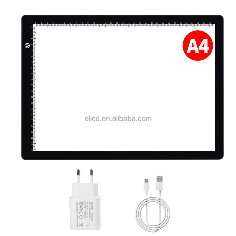 A3 A4 Customized logo Design Drawing Light Box Illuminated Light Pad ...