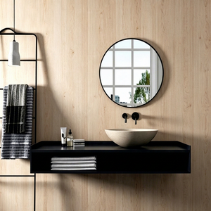 อ่างล้างหน้าแบบแขวนผนัง RICO GLOBAL Travertine ดีไซน์มินิมอล ผิวด้าน - Product Image 1