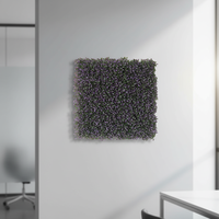 Nouveau design de plantes artificielles, panneau mural végétal en plastique pour une décoration réaliste de l'extérieur, du jardin et des clôtures