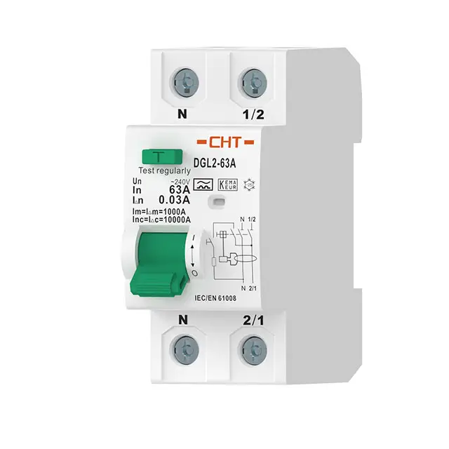 KEMA certified 2P type A RCCB RCD Residual Current Circuit Breaker for UK and Australia market