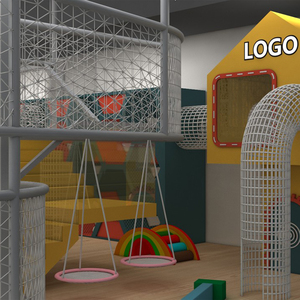 Juego <span class=keywords><strong>de</strong></span> Juegos Interior Comercial, Red <span class=keywords><strong>de</strong></span> Escalada <span class=keywords><strong>de</strong></span> Panal, Circuito <span class=keywords><strong>de</strong></span> Cuerdas, Ideal para Áreas <span class=keywords><strong>de</strong></span> Juego Infantiles y Preescolares - Product Image 6