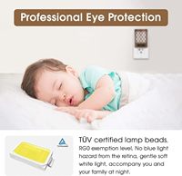 Veilleuse ZHILAI1W Mini Moderne à Intensité Réglable avec Capteur de Lumière, Éclairage Crépusculaire pour Chambre et Salle de Bain