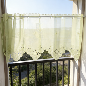 <span class=keywords><strong>Rideau</strong></span> court en dentelle rose, vert frais, pour cuisine, petite porte, fenêtre flottante, <span class=keywords><strong>armoire</strong></span>, demi-<span class=keywords><strong>rideau</strong></span> en gaze - Product Image 2