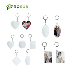 Prosub Bán Buôn Thăng Hoa Nhựa <span class=keywords><strong>Keychain</strong></span> Tùy Chỉnh In Logo Tim Thăng Hoa Blanks Key Chain - Product Image 1