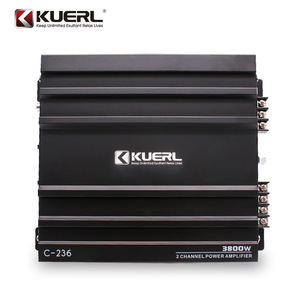 Kuerl C-236 2 Channel Car <b>Amplifier</b> 3800W Power Audio Upgrade For <b>Speaker</b> - Product Image 4