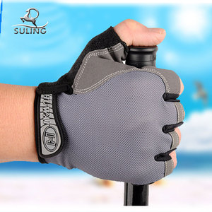 ODM OEM medio dedo ciclismo bike/bicicleta de carreras transpirable anti-deslizamiento guante deportivo - Product Image 6
