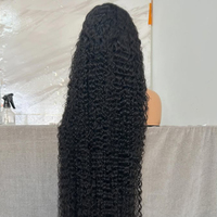 Perruque Lace Front sans colle, ondulations Water Wave, HD, brésilienne, pour femmes noires, en cheveux humains, 13x6, bouclée