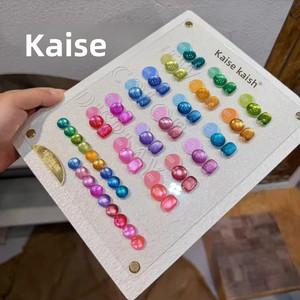 Kaise 18 Farben Feuerfarben Katzenauge Gel-Nagellack Set Hochwertige Modische Ungiftige UV-Gel-Nagellacke für Nagelkunst und Salon-Gebrauch - Product Image 2