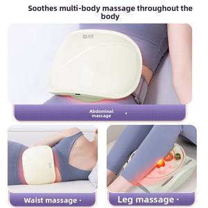 Voll automatisches großes Stein-Bauch massage gerät Instrument Hot Com press Belly Massage gürtel für Taillen beine Augen massage gerät - Product Image 5